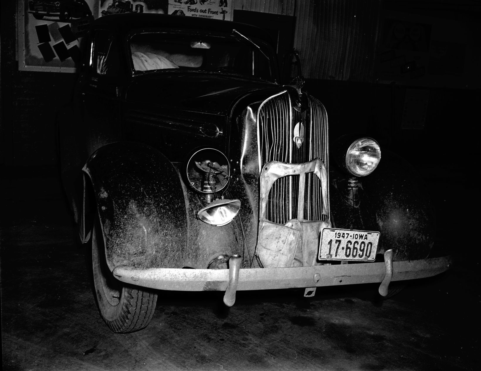 Wrecked coupe
